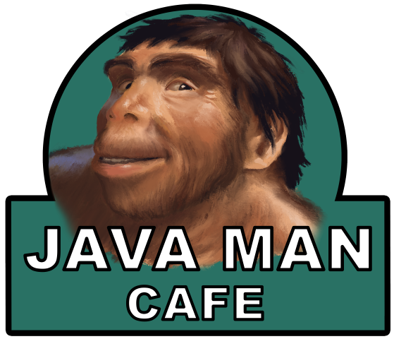 Java Man Cafe Sign